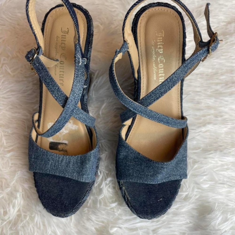 Juicy Couture Denim Heels - Picture 6 of 6